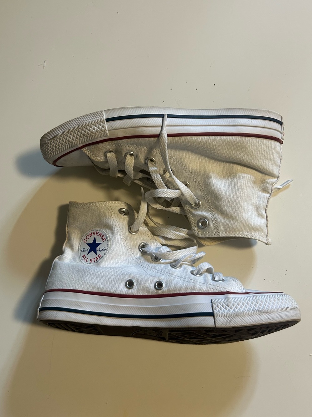 Converse White High Top Sneakers